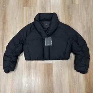 Khy cropped puffer jacket brand